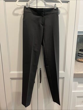 Ann Taylor Factory Black Straight-Leg dress Pants